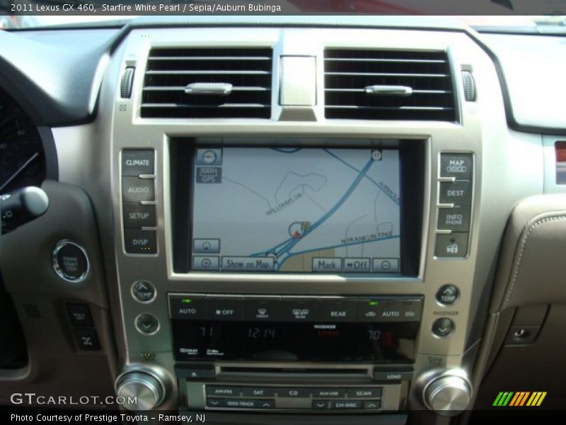 Starfire White Pearl / Sepia/Auburn Bubinga 2011 Lexus GX 460