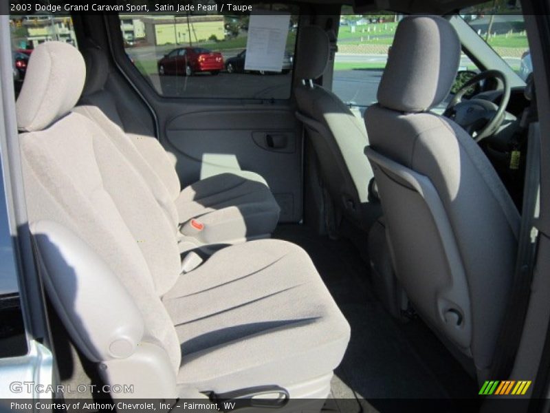 Satin Jade Pearl / Taupe 2003 Dodge Grand Caravan Sport