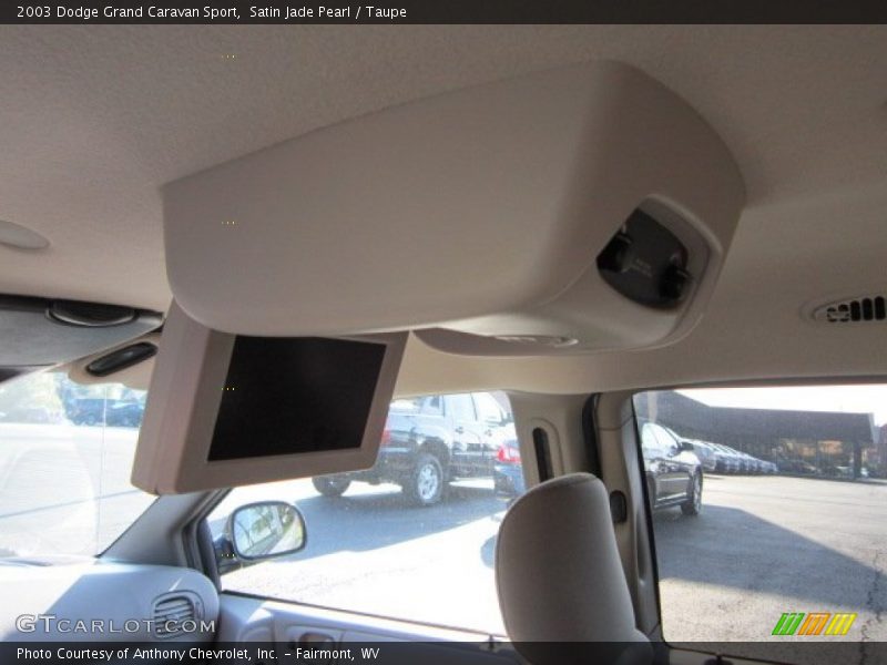 Satin Jade Pearl / Taupe 2003 Dodge Grand Caravan Sport