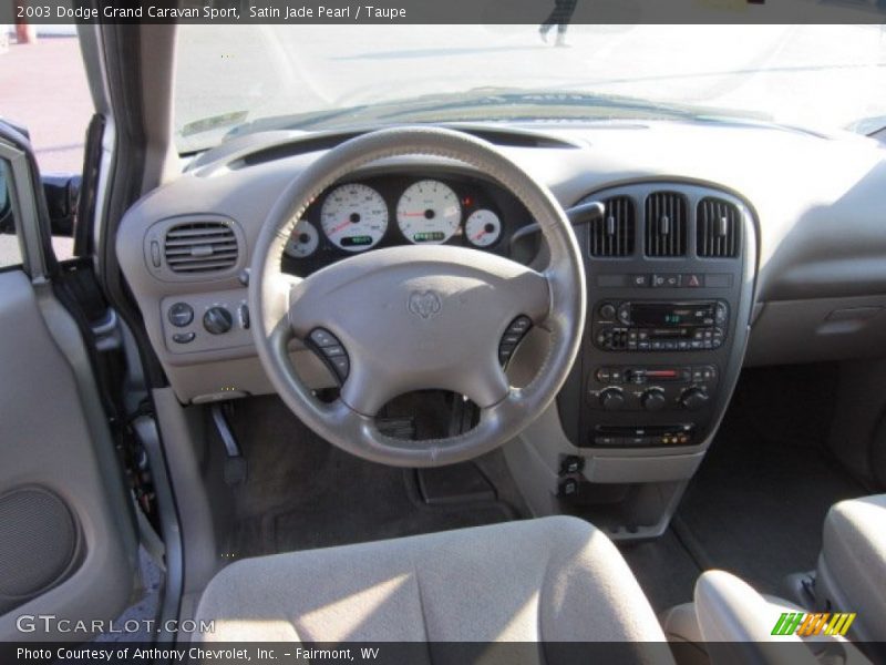 Dashboard of 2003 Grand Caravan Sport