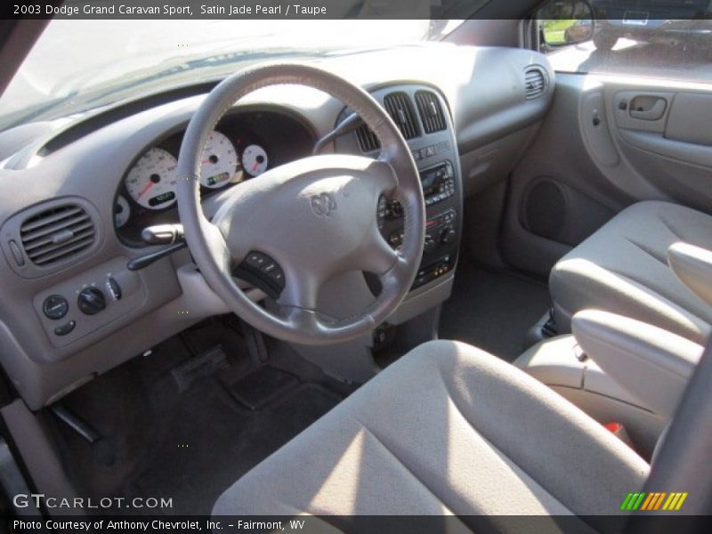 Taupe Interior - 2003 Grand Caravan Sport 