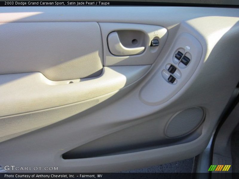 Satin Jade Pearl / Taupe 2003 Dodge Grand Caravan Sport