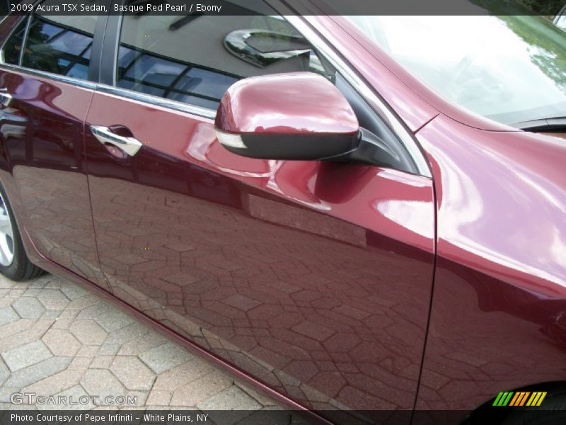 Basque Red Pearl / Ebony 2009 Acura TSX Sedan