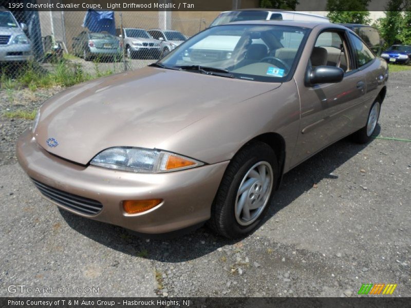 Light Driftwood Metallic / Tan 1995 Chevrolet Cavalier Coupe