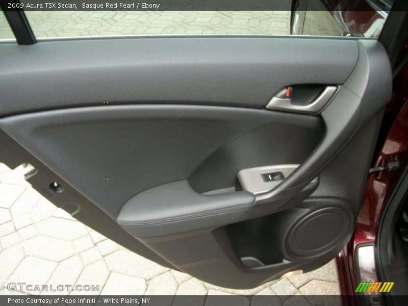 Basque Red Pearl / Ebony 2009 Acura TSX Sedan