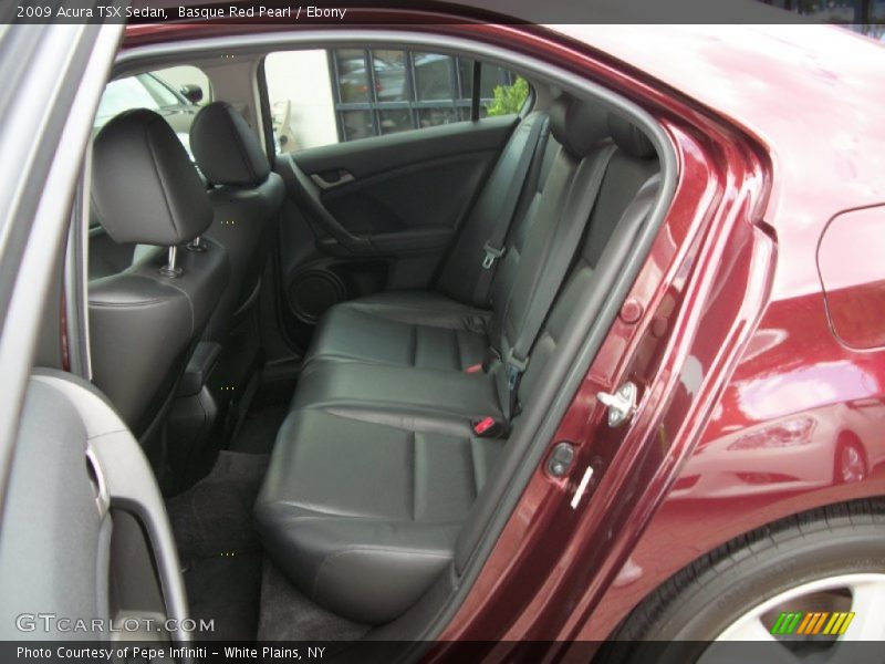Basque Red Pearl / Ebony 2009 Acura TSX Sedan