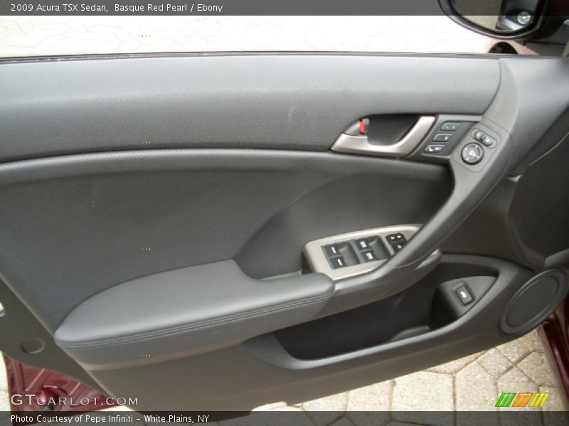 Basque Red Pearl / Ebony 2009 Acura TSX Sedan