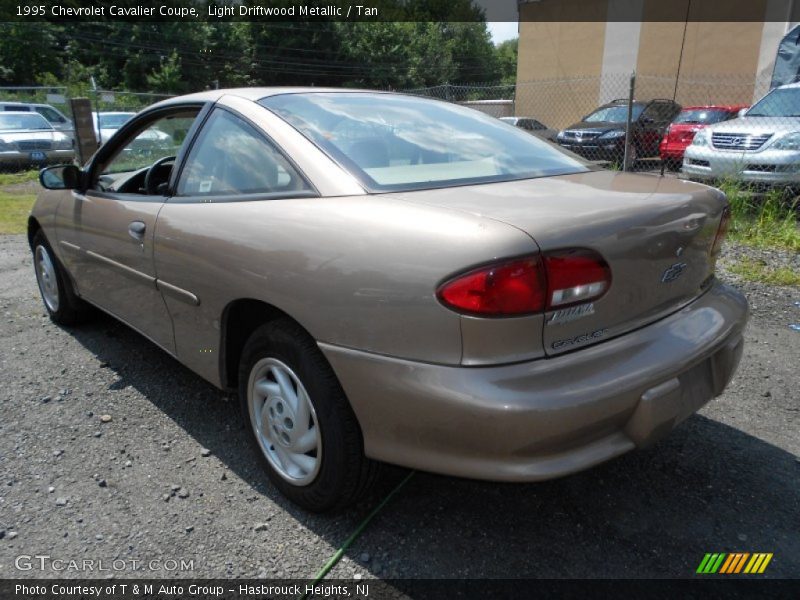 Light Driftwood Metallic / Tan 1995 Chevrolet Cavalier Coupe