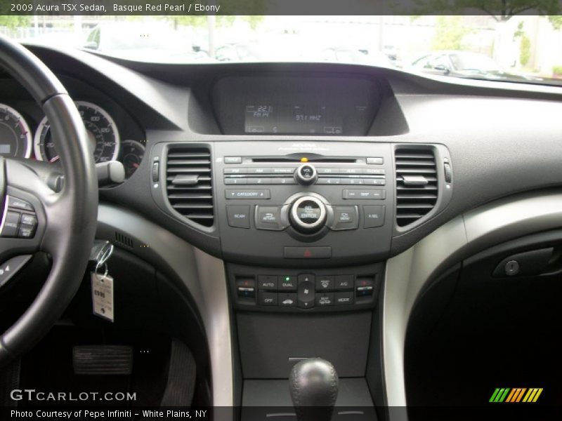 Basque Red Pearl / Ebony 2009 Acura TSX Sedan