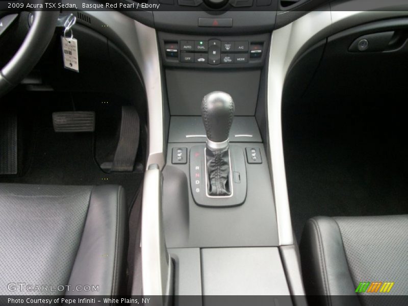 Basque Red Pearl / Ebony 2009 Acura TSX Sedan