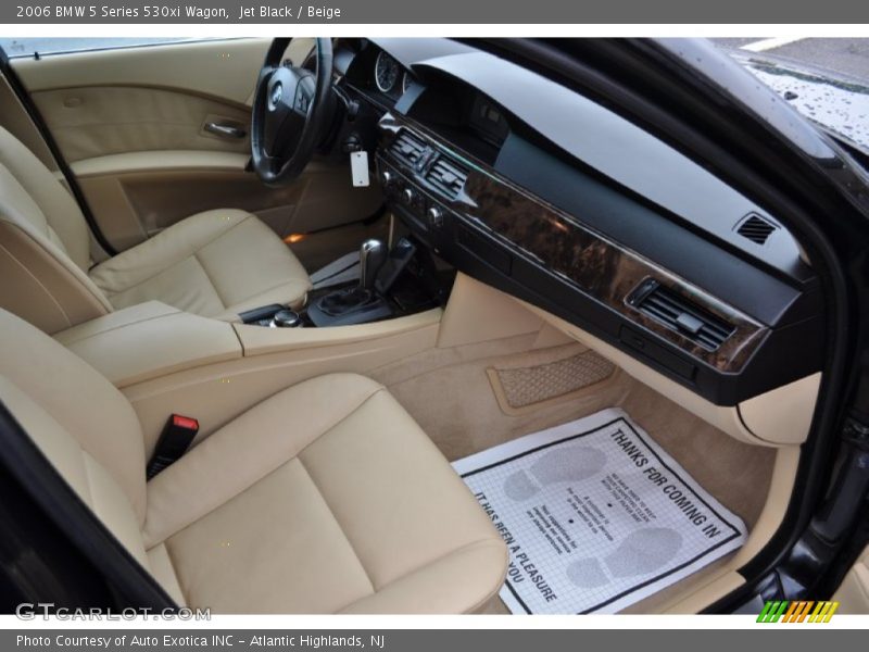 Jet Black / Beige 2006 BMW 5 Series 530xi Wagon