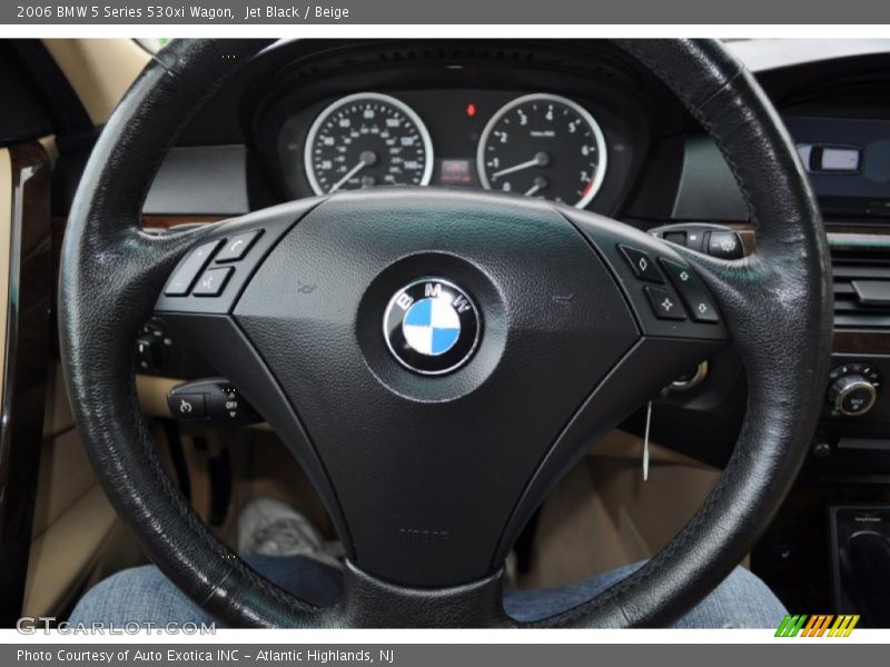 Jet Black / Beige 2006 BMW 5 Series 530xi Wagon