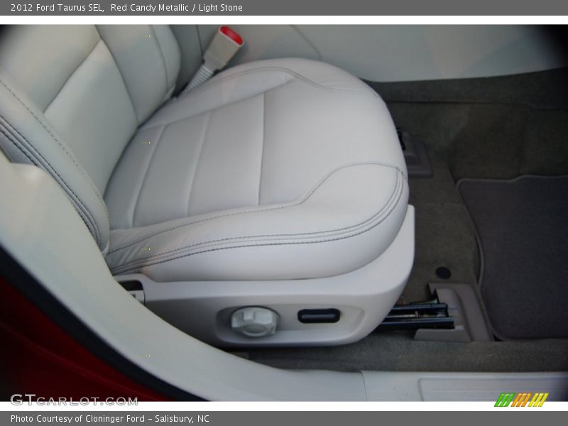 Red Candy Metallic / Light Stone 2012 Ford Taurus SEL