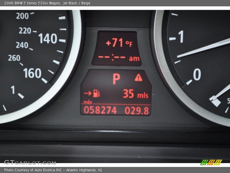 Jet Black / Beige 2006 BMW 5 Series 530xi Wagon