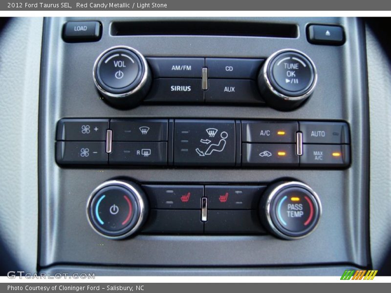 Controls of 2012 Taurus SEL