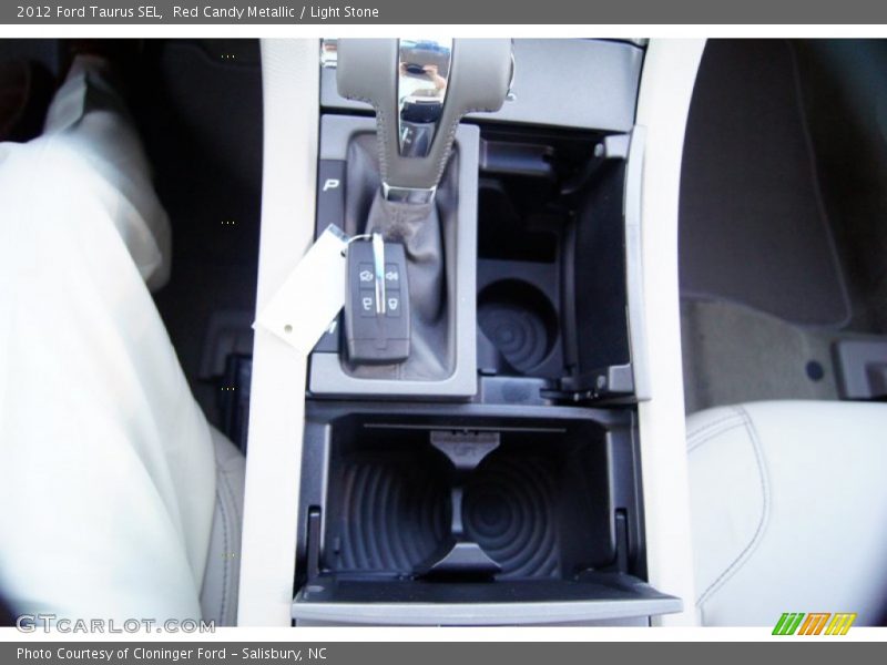 Red Candy Metallic / Light Stone 2012 Ford Taurus SEL