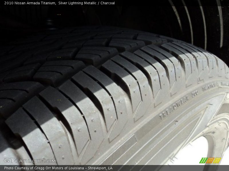Silver Lightning Metallic / Charcoal 2010 Nissan Armada Titanium