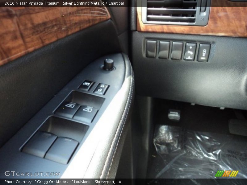 Silver Lightning Metallic / Charcoal 2010 Nissan Armada Titanium