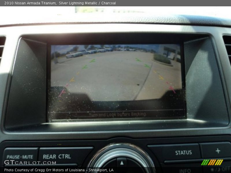 Silver Lightning Metallic / Charcoal 2010 Nissan Armada Titanium