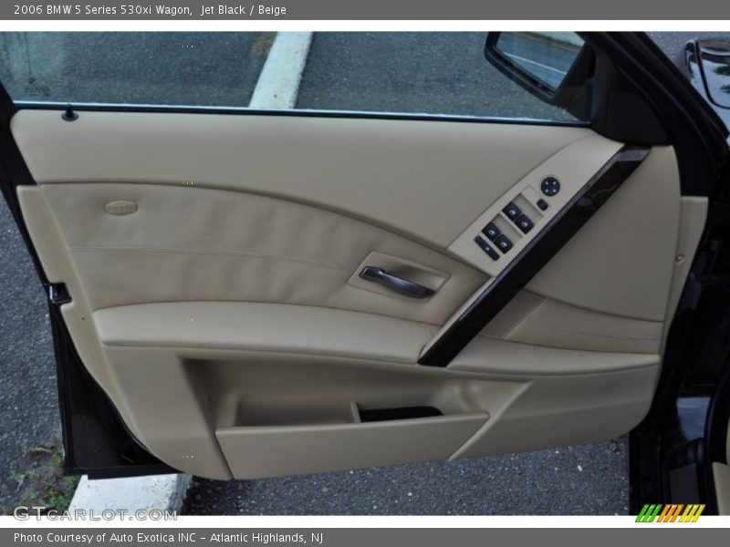 Jet Black / Beige 2006 BMW 5 Series 530xi Wagon