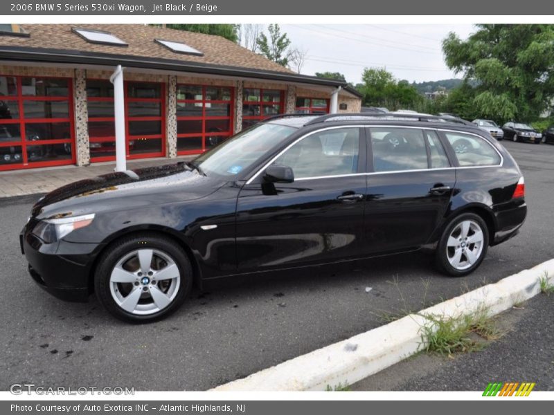 Jet Black / Beige 2006 BMW 5 Series 530xi Wagon