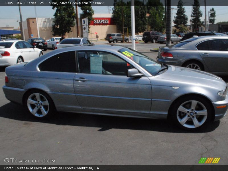 Silver Grey Metallic / Black 2005 BMW 3 Series 325i Coupe