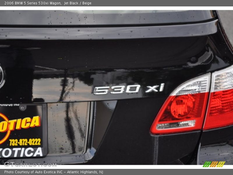 Jet Black / Beige 2006 BMW 5 Series 530xi Wagon