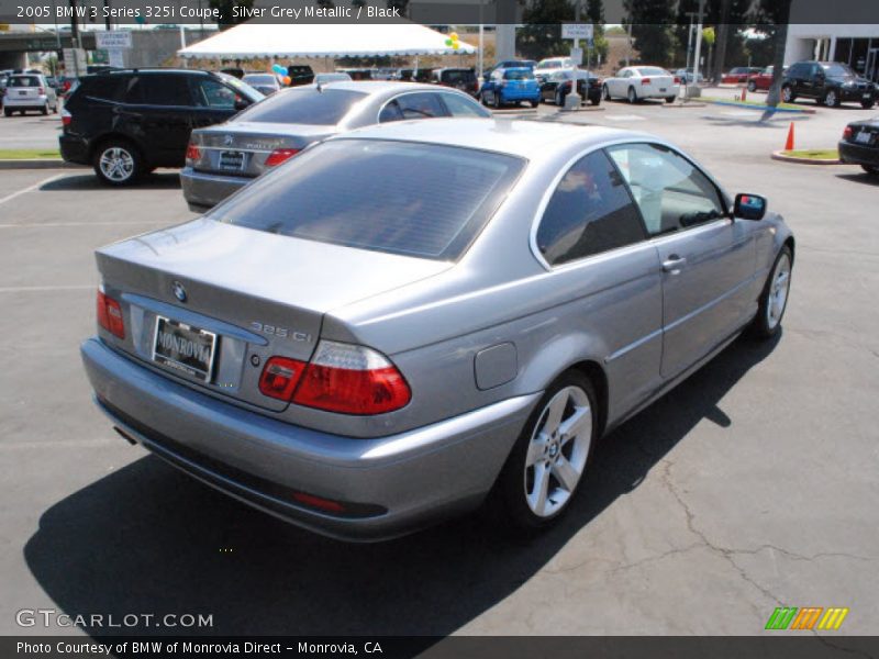 Silver Grey Metallic / Black 2005 BMW 3 Series 325i Coupe