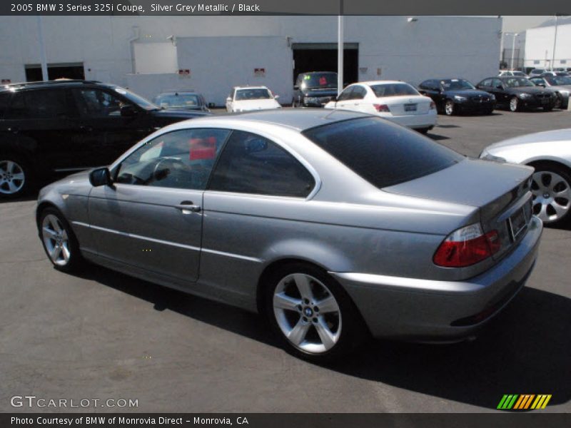 Silver Grey Metallic / Black 2005 BMW 3 Series 325i Coupe