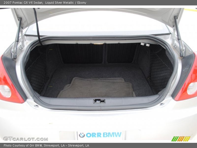 Liquid Silver Metallic / Ebony 2007 Pontiac G6 V6 Sedan