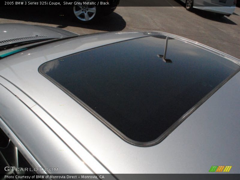 Silver Grey Metallic / Black 2005 BMW 3 Series 325i Coupe