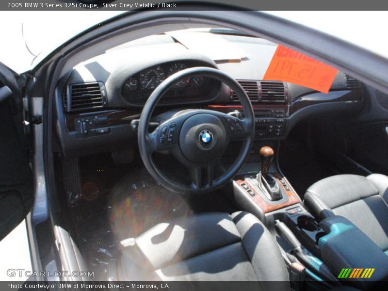 Silver Grey Metallic / Black 2005 BMW 3 Series 325i Coupe