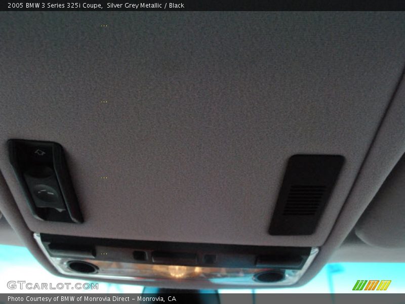 Silver Grey Metallic / Black 2005 BMW 3 Series 325i Coupe