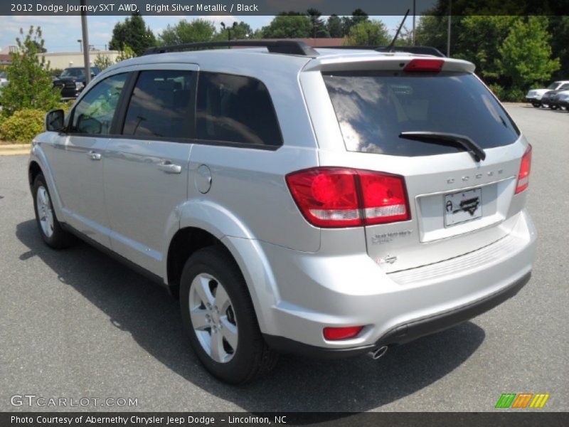 Bright Silver Metallic / Black 2012 Dodge Journey SXT AWD