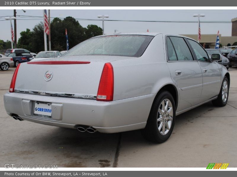 Radiant Silver / Ebony 2010 Cadillac DTS Luxury