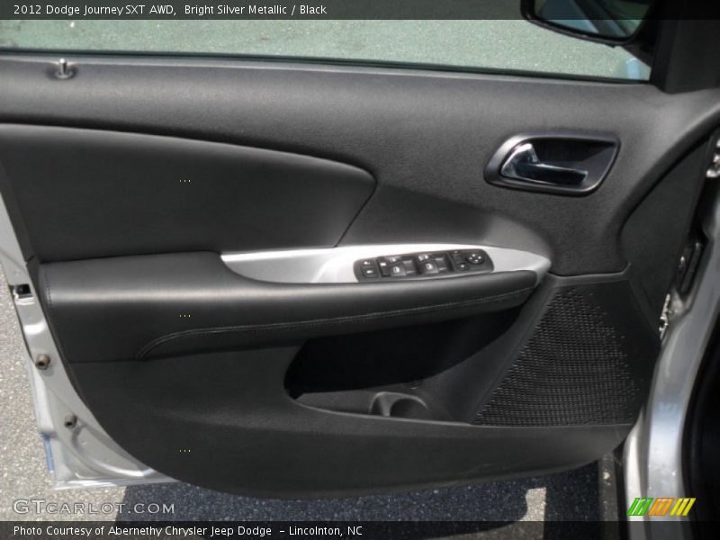 Bright Silver Metallic / Black 2012 Dodge Journey SXT AWD
