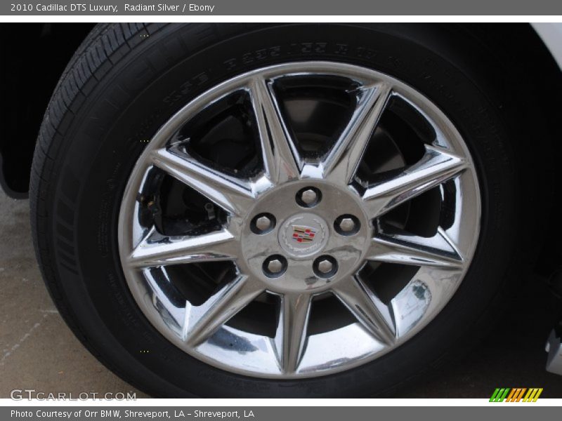 Radiant Silver / Ebony 2010 Cadillac DTS Luxury