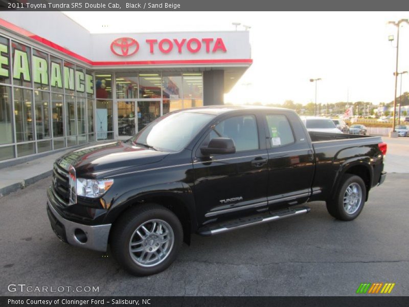 Black / Sand Beige 2011 Toyota Tundra SR5 Double Cab