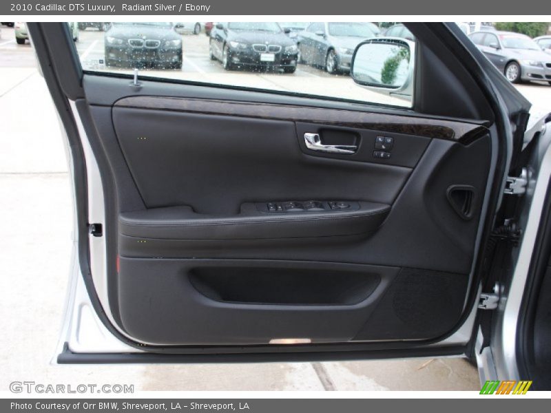 Radiant Silver / Ebony 2010 Cadillac DTS Luxury