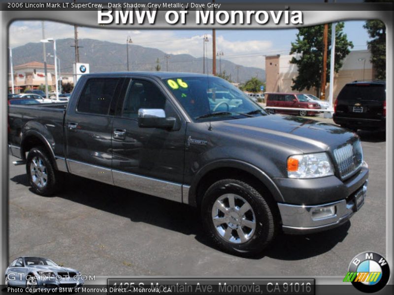Dark Shadow Grey Metallic / Dove Grey 2006 Lincoln Mark LT SuperCrew