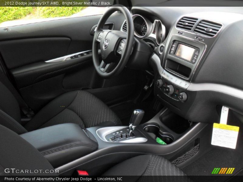 Bright Silver Metallic / Black 2012 Dodge Journey SXT AWD