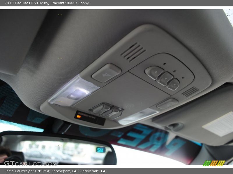 Radiant Silver / Ebony 2010 Cadillac DTS Luxury