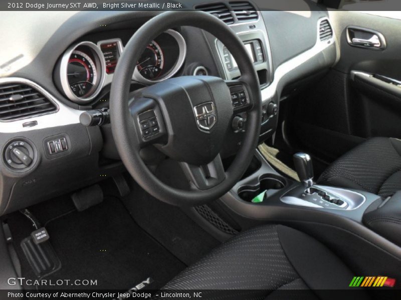 Black Interior - 2012 Journey SXT AWD 