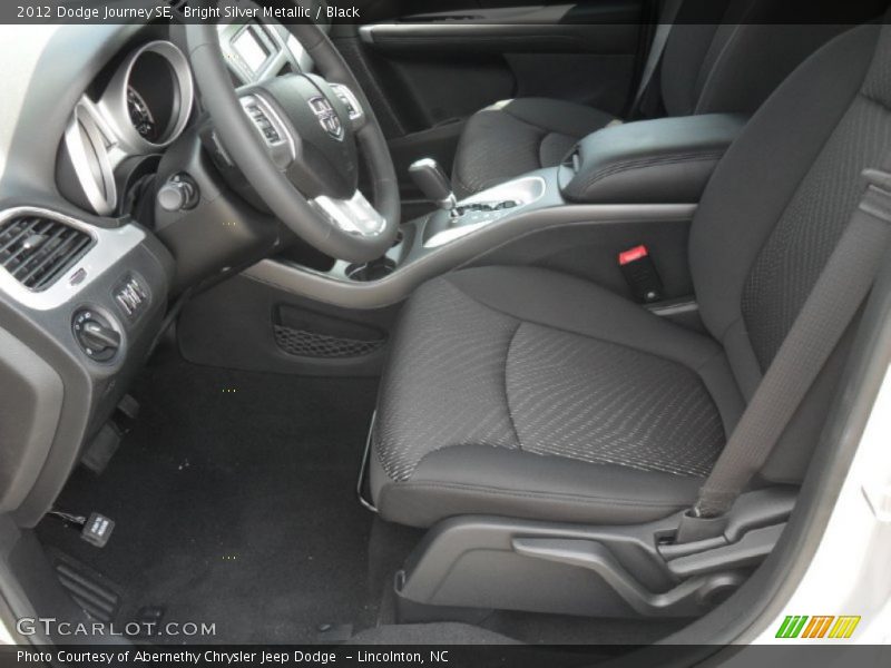  2012 Journey SE Black Interior