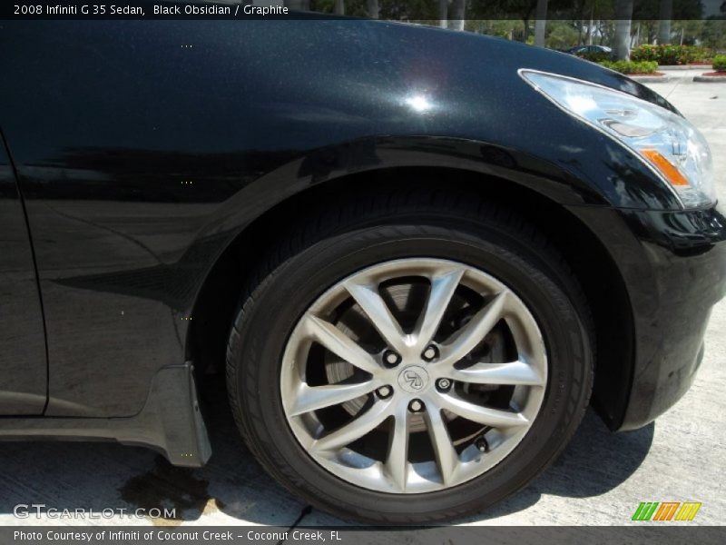 Black Obsidian / Graphite 2008 Infiniti G 35 Sedan