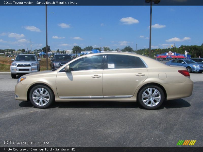 Sandy Beach Metallic / Ivory 2011 Toyota Avalon