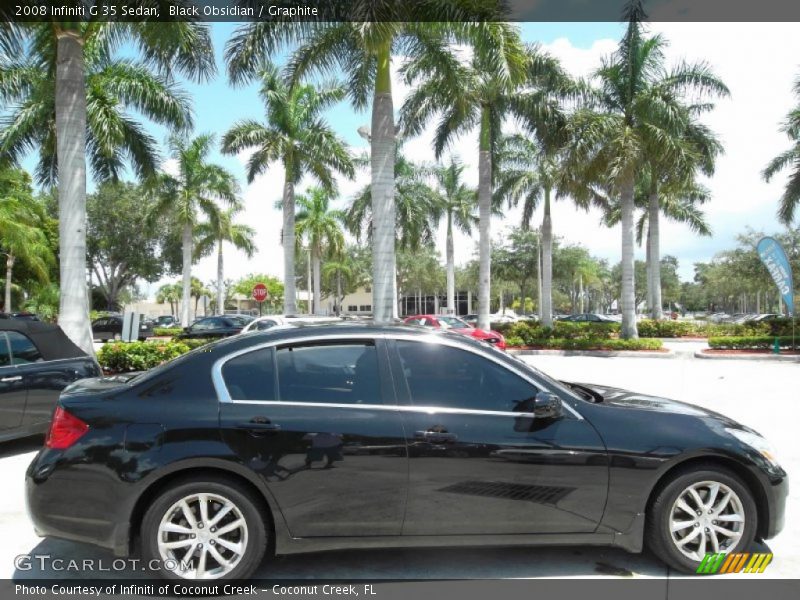 Black Obsidian / Graphite 2008 Infiniti G 35 Sedan