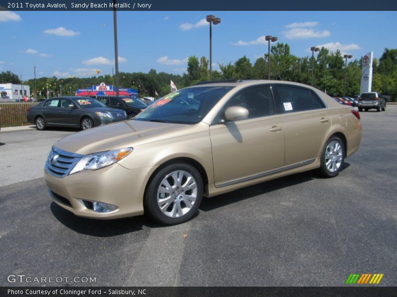 Sandy Beach Metallic / Ivory 2011 Toyota Avalon