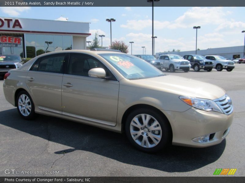 Sandy Beach Metallic / Ivory 2011 Toyota Avalon