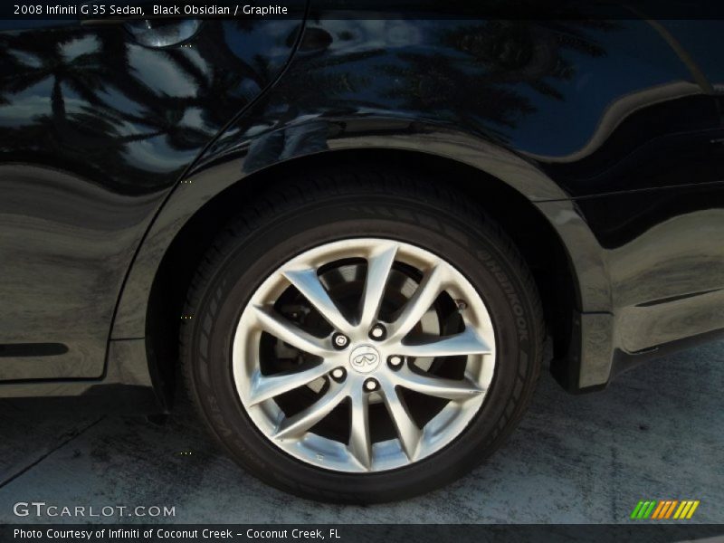 Black Obsidian / Graphite 2008 Infiniti G 35 Sedan